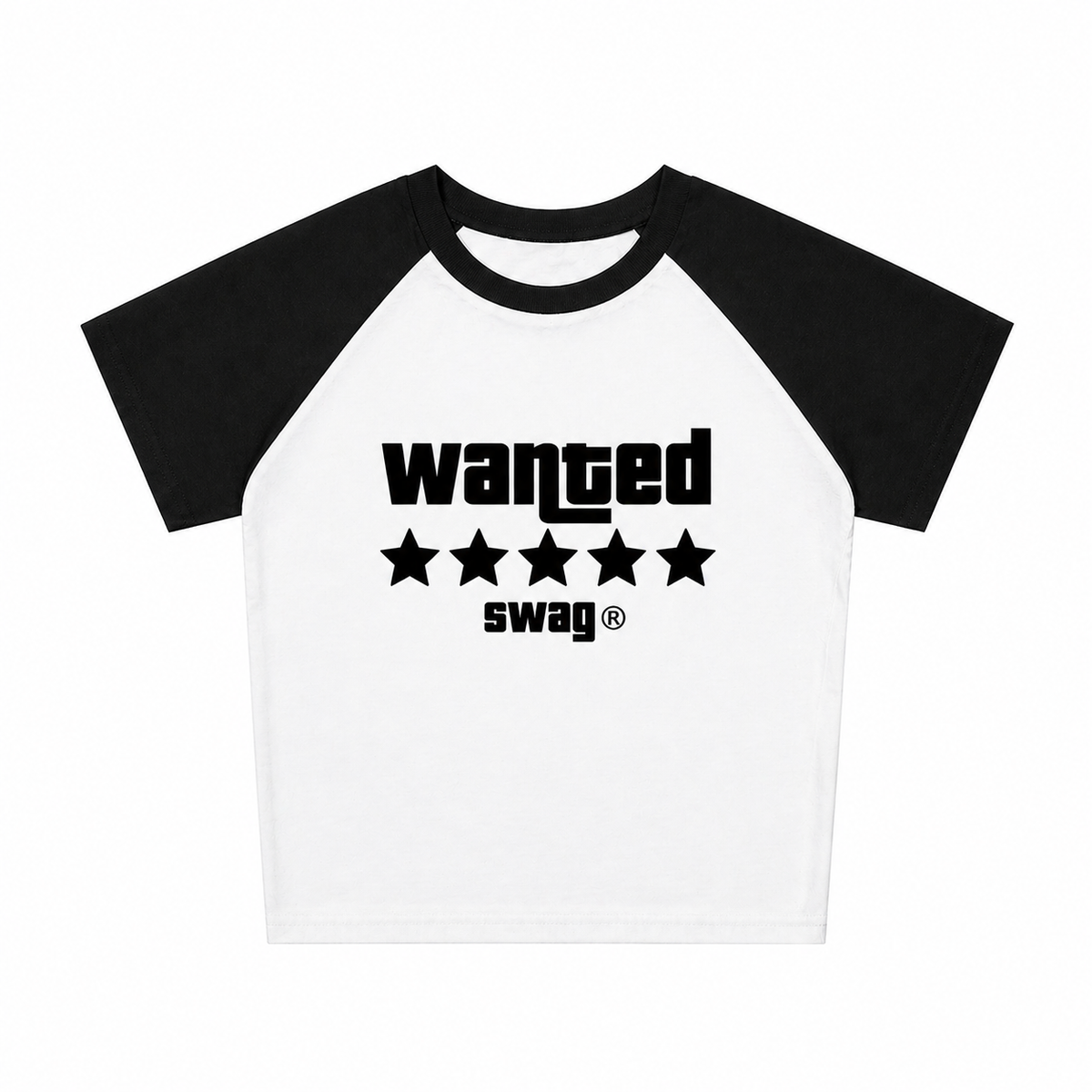 WANTED RAGLAN WOMENS TEE