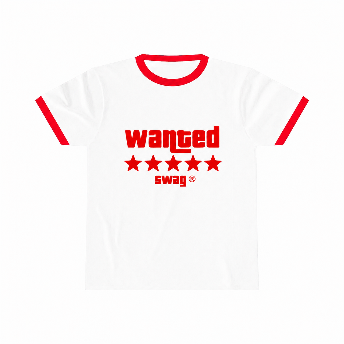 WANTED RAGLAN BASEBALL TEE